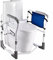 Reposabrazos para Inodoro Ajustable En Altura,Plegable Apoyabrazos WC Portátil Inodoro Y Hogar con Soporte para Papel Y Bolsa De Almacenamiento Adecuado para Personas Mayores Capacidad de Carga 300l