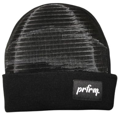 prfrm. Headspin Beanie Breakdance Mütze Breakdance Cap mit Spinpanel Einheitsgröße Schwarz
