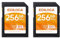 Ediloca Scheda SD da 256GB EF2, 2 Pack,fino a 100MB/s in Lettura, UHS-I, C10, U3, V30, video Full HD e 4K, scheda di memoria, scheda SD per fotocamera, indispensabile per fotografi professionisti