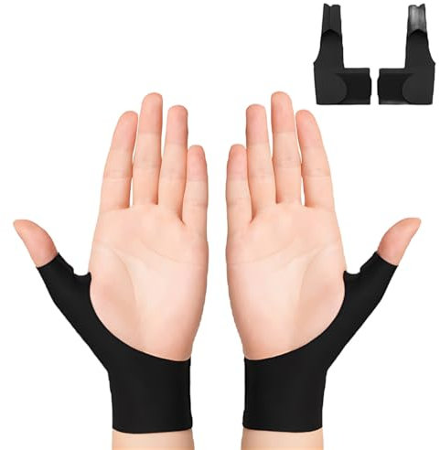 XUZOPIM 1 Paar Thumb Bandage Right Left One Each Thumb Hand Bandage Wrist Splint Elastic Bandage Wrist Support Splint For Wrist Sports Tendonitis