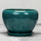 Pot de Fleurs en céramique Extra Large, contenants pour Plantes Vertes à Viande, jardinière succulente Vert foncé, Pot de Fleurs pour Patio intérieur et extérieur, Pots à bonsaï, Trous de Drainage,
