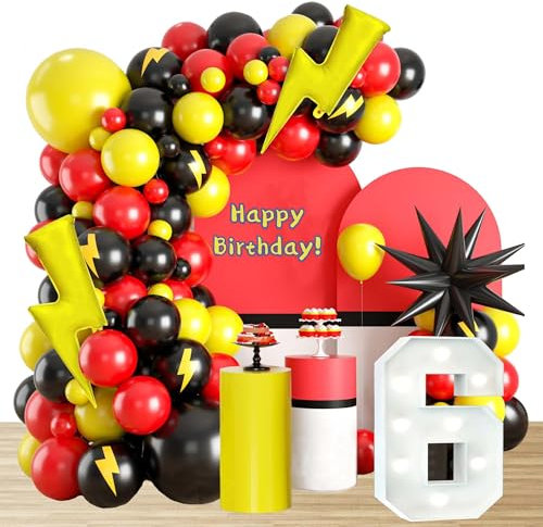 Geburtstags Party Redball Luftballons Bogen Girlande Kit Geburtstag Luftballons Redball Aluminium Ballons Dekorationen Redball Thema Party Favor