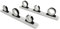 RASTKY Portacanna Pesca, Alluminio Resistente Agli Urti, Universale per Camion Marini RV, Montaggio a Soffitto a Parete, Estremità di Bloccaggio, Anello di Bloccaggio in Nylon,