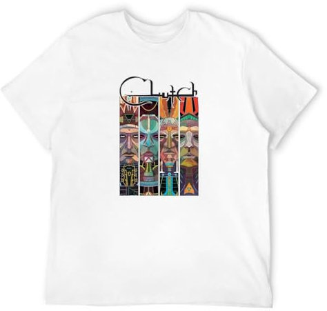 Unisex T-Shirt Clutch Earth Rocker White 3XL