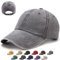 XIEXIESHER Unisex Baseballkappe Damen Herren, 1/2 STK Einheitsgröße, Metallverschluss Verstellbar, 14 Farben, Vintage Basecap Kappe, Retro Schildmütze UV Schutz Outdoor Reisen Angeln Camping(grau)