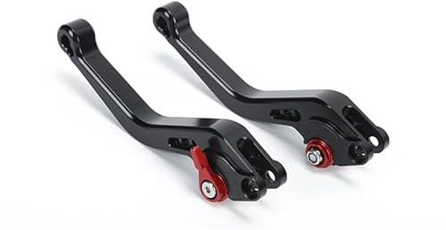 SJSHOPS Motorrad Bremshebel Kupplungshebel Set für Aprilia Tuono 125,Einstellbar Klappbar Hebel,Lenker Ersatz Griffe Zubehör,Motorrad Hydraulischer Hauptbremszylinder,D