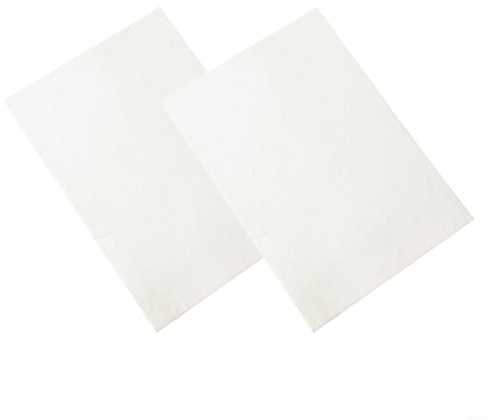 CYRENT Keramikfaser-Dichtung für Schornstein und Rauchrohr, hitzebeständige Isolierplatte, 210 mm x 145 mm x 2 mm, zuschneidbar, flache Dichtung für Ofen, Ofen, Herd, Kamin (2 Stück)