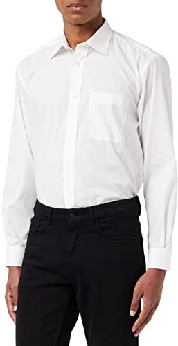 Kustom Kit Men's Kk104 Business Shirt, White, 16