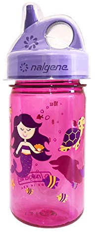 Nalgene Grip-n-Gulp Gourde sirène Rose 0,35 l