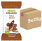 FRECHE FREUNDE Bio Kakao Würfel, süßer Müsli Snack ohne Zucker, mit Kakao und Datteln, für Kinder, ohne Zusatzstoffe, vegan, 9er Pack (9 x 20 g)
