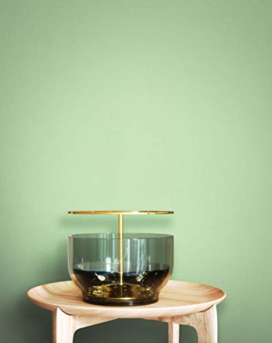 NEWROOM Tapete Grün Vliestapete Unifarbe - Einfarbig Modern Leinen Struktur Leinenoptik Uni inkl. Tapezier-Ratgeber