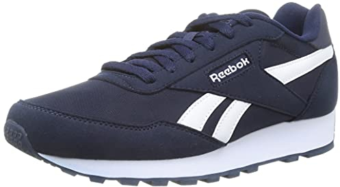 Reebok Unisex Rewind Run Sneaker, Vector Navy/White/Vector Navy, 42 EU