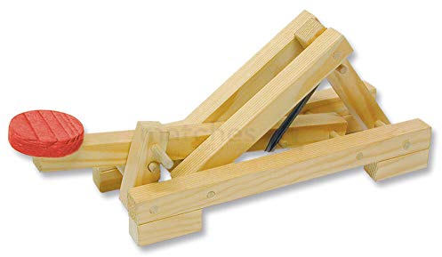 Wikinger Katapult DIY Holz Bastelset für Kinder ab 12 Jahren Schleuder Belagerungswaffe Bausatz
