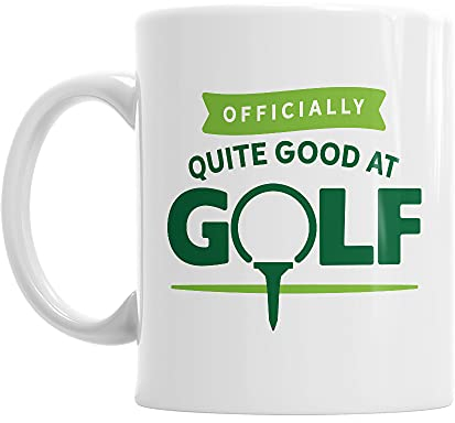 Golf Gift Mug for Men Women Golfing Birthday Present Gift Funny Golfer Quote Size 11oz