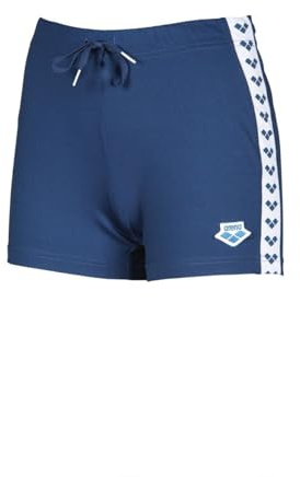 ARENA Damen Lorella Team Workout Gym Shorts, Marineblau/Weiß/Marineblau, XX-Small