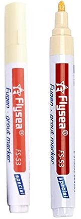 YTGER Grout Pen, White Tile Paint Markers, Grout Repair Pen, Sealing Pen, Waterproof Tile Joint Dye and Sealing Pen, Joint Restoration Marker Pens, Tile Grout Filler