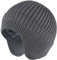 Yixda Wintermütze Strickmütze Unisex Warmfutter Ohrenklappe Outdoor Ski Beanie Mütze (Grau)
