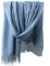 DNLKWGO Einfarbiger Quasten-Schal, warmer Kaschmir-Schal, Unisex, für Damen und Herren, Winterschal, hellblau, Einheitsgröße