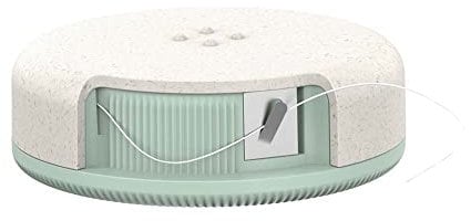 TIO Zahnseidespender, vegane Zahnseide gewachst, 50m (1er Pack)