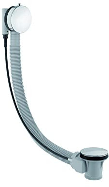 PAINI FRANCE ROBINETTERIE Vidage automatique pour baignoire standard Longueur 55 cm - Vidage et siphon