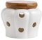 EIOLWJIEO Pot à ail en céramique à Large Application, Solution de Stockage élégante et Pratique, Pot à ail en céramique avec Couvercle Creux en céramique, Blanc