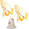 2 Stück Tortendeko Kommunion Deko Torte Gold Tortendeko Kreuz Cake Topper Kommunion Tortenaufleger Tortendekos Konfirmation Tortenstecker Kommunions für Taufe Hochzeit Geburtstag