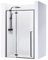 Rea PORTE DE DOUCHE FARGO 100 BLACK Verre trempé de sécurité transparent 6 mm (Noir)