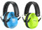 Procase Protector Oído para Niño, Protección Auditiva SNR 27dB con Diadema Ajustable, Casco Antiruidos Profesional Cancelación de Ruido para Bebé Nené Infante –Azul/Verde