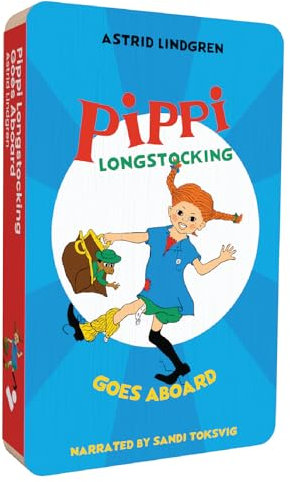 Pippi Longstocking Goes Aboard – Kids Audiobook for Use with Voxblock Player, Screen-Free for Independent Listening, Bedtime & Travel