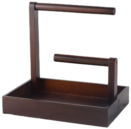 Schmuckständer, 2-stöckig, Schmuckständer, Halskettenhalter, Holz-Armbänder, Ringe, Organizer, Ständer für Halsketten, Ringe, Armbänder, Uhren