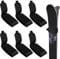 6 Pièces Sangle de Ski, Ski à Sangle de Transport Réglable, Bande de Fixation Nylon, Ajustable Skis Attaches pour Snowboard, L'alpinisme, en Plein Air