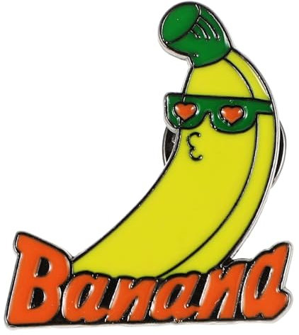 LIFKOME Pin Set Obst Banane Revers Metall Revers Für Frauen Hut Für Rucksäcke Und