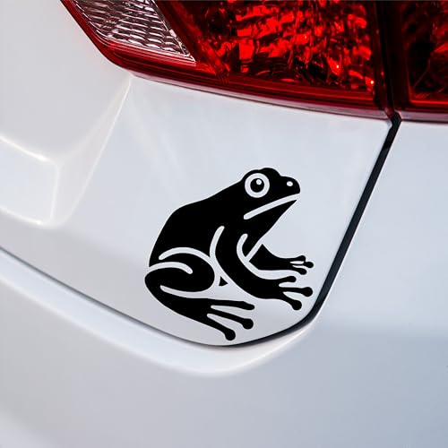 KLEBEKÖNIG Wohnwagenaufkleber Wohnmobil - Frosch- Lustig Funny Autoaufkleber Spruchaufkleber Sticker Aufkleber Camper