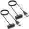 MohLythrix Charger Compatible with Fitbit Charge 6 Charge 5 Luxe Smartwatch Charging Cable Magnetic Fast USB Cord Replacement for Charge 5/Luxe/Charge 6, 2 Pack (3.3ft/3.3ft)