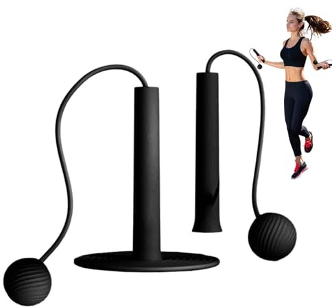 Cuerda De Saltar Sin Cable,Comba Para Fitness Con 2 Modos - Empuñadura Cómoda Longitud Ajustable Adultos Principiantes Expertos