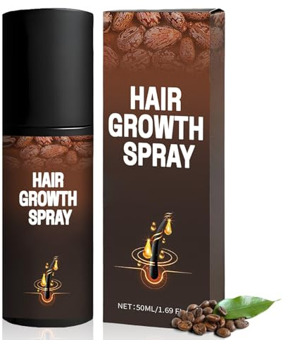 Hair Growth Spray, Haarwachstum Beschleunigt, Haarwachstumsserum Spray, Mit Rosmarinöl und Rizinusöl für Biotin Extrakt, Haarausfall Für Männer & Frauen, Extrem Geschädigtes Haar (50ml)