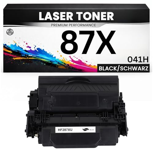 XXL Toner 87X für HP kompatibel Schwarz CF287X / Cartridge 041H wie Original LaserJet Enterprise M506/506dn/527/501dn/501n MFP Series Pro Canon M506dn