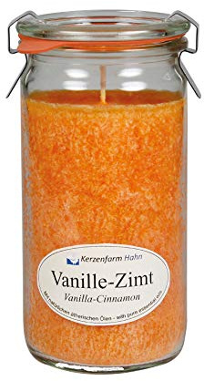 Kerzenfarm Hahn Kerze Vanille-Zimt im Glas