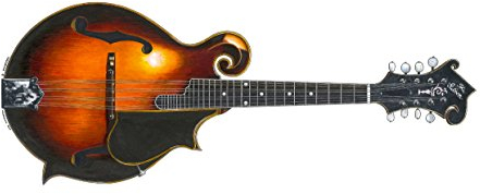 John Paul Jones’ Lloyd Loar Gibson F-5 Mandolin Greeting Card, DL Size
