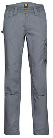 Performance Rock Light - Pantaloni da Lavoro in Cotone ISO 13688:2013, Grigio Acciaio, XL