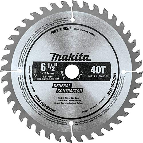 Makita D-67038 Kreissägeblatt, 16,5 cm, 40T, Hartmetallbestückt, feine Oberfläche