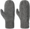Eisbär Tonella Fäustlinge Strickhandschuhe Fausthandschuhe (One Size - dunkelgrau)