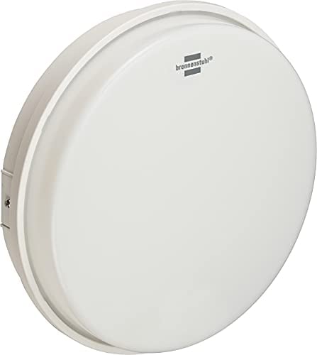 Brennenstuhl LED Rundleuchte RL 1650 (15W, 1680lm, 4000K, für innen und außen IP65, Kellerlampe zur Wandmontage)