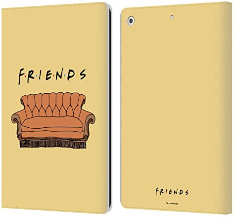 Head Case Designs Licenciado Oficialmente Friends TV Show Couch Icónico Carcasa de Cuero Tipo Libro Compatible con Apple iPad 10.2 2019/2020/2021
