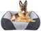 JOEJOY Hundebett Grosse Hunde, Hundekorb Waschbar, Flauschig HundeköRbchen, rutschfest Hundebetten, Kuschelig PlüSch Hundesofa für Hunde und Katzen, 89×63×23 cm