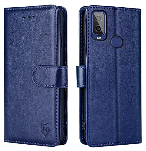 xinyunew Funda para Google Pixel 6A con Tapa, Funda Movil Google Pixel 6A, Funda Libro Google Pixel 6A Carcasa Magnético Funda para Google Pixel 6A, Azul
