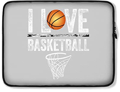Funda para Portátil Me Encanta La Web De Baloncesto Funda Protectora para Portátiles Antigolpes Funda Portátil Personalizado Funda Portátil Y Tablet, para Laptop, 15in