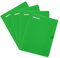 MINTRA lot de 4 Cahiers 90gm agrafés en Couverture Polypro A4 Grands Carreaux SEYES (96 pages, Vert)