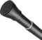 ZipGlo Tension Rod 113 to 197 Cm Extendable Curtain Poles, Telescopic Curtain Pole Black Door Curtain Pole no Drilling Spring Loaded Curtain Rod for Bathroom, Window, 1pcs