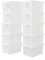 BiGDUG Plastic Storage Boxes – Clear Containers Tubs with Lids for Home or Office Storage (10 x 31 Litre)